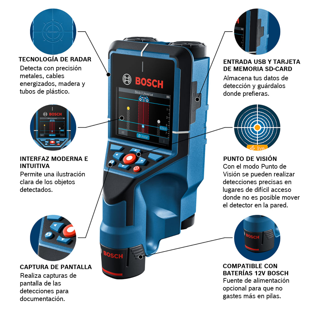 Detector Material Bosch D-TECT 200 C
