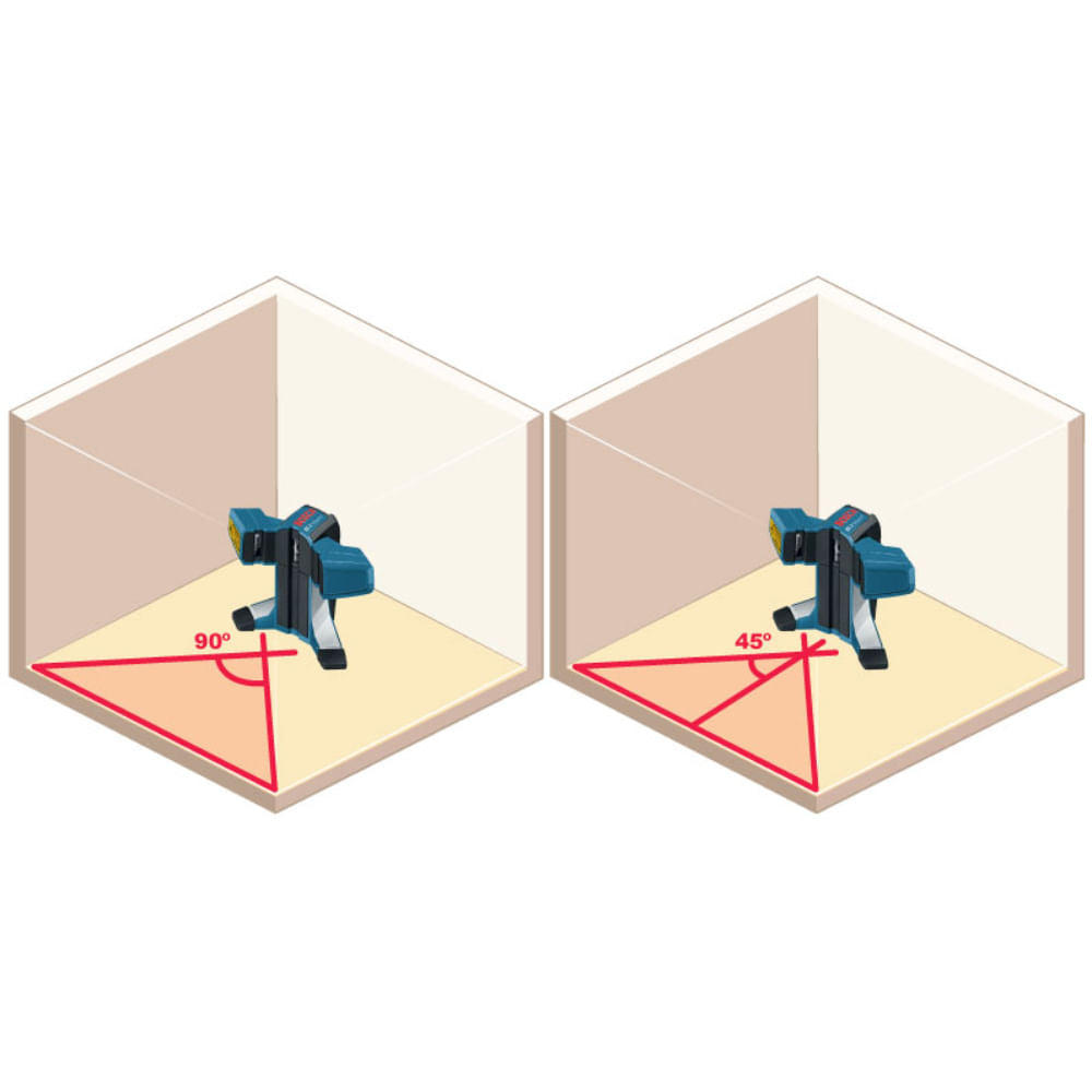 Nível laser 3 linhas p/ azulejos e piso GTL 3 Bosch