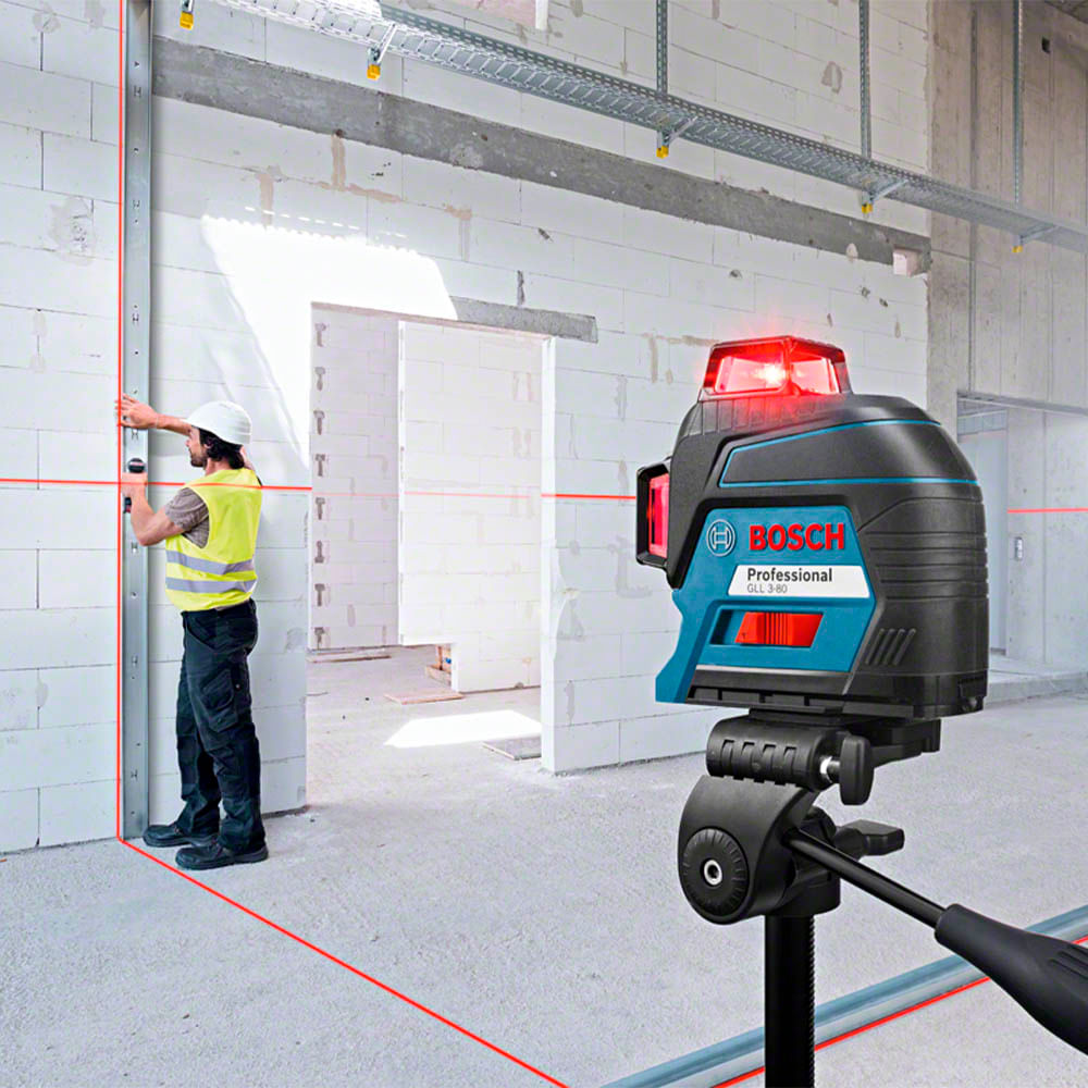 Nível laser de linhas 80m 360º GLL 3-80 Bosch