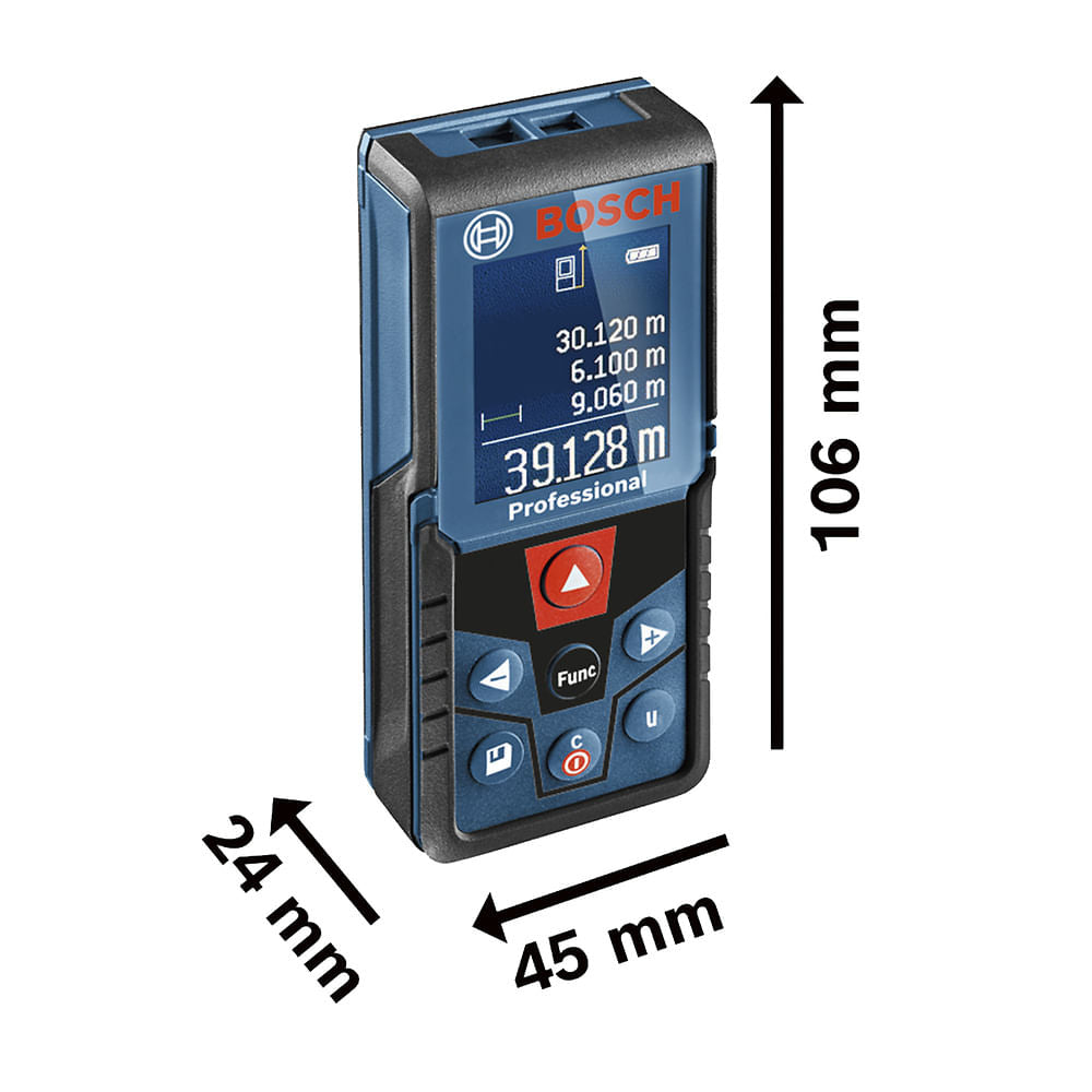 Trena laser Bosch GLM 50-12 alcance 50m