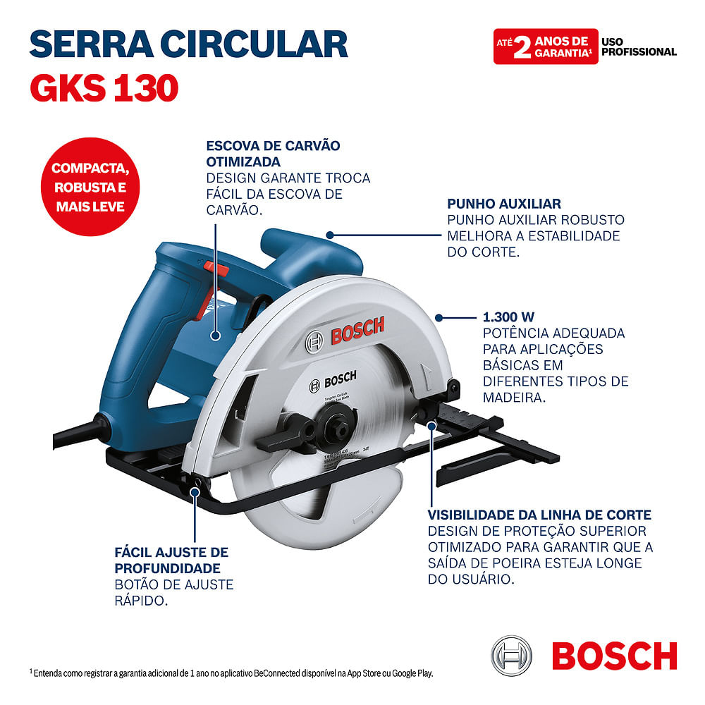 Serra circular Bosch GKS 130