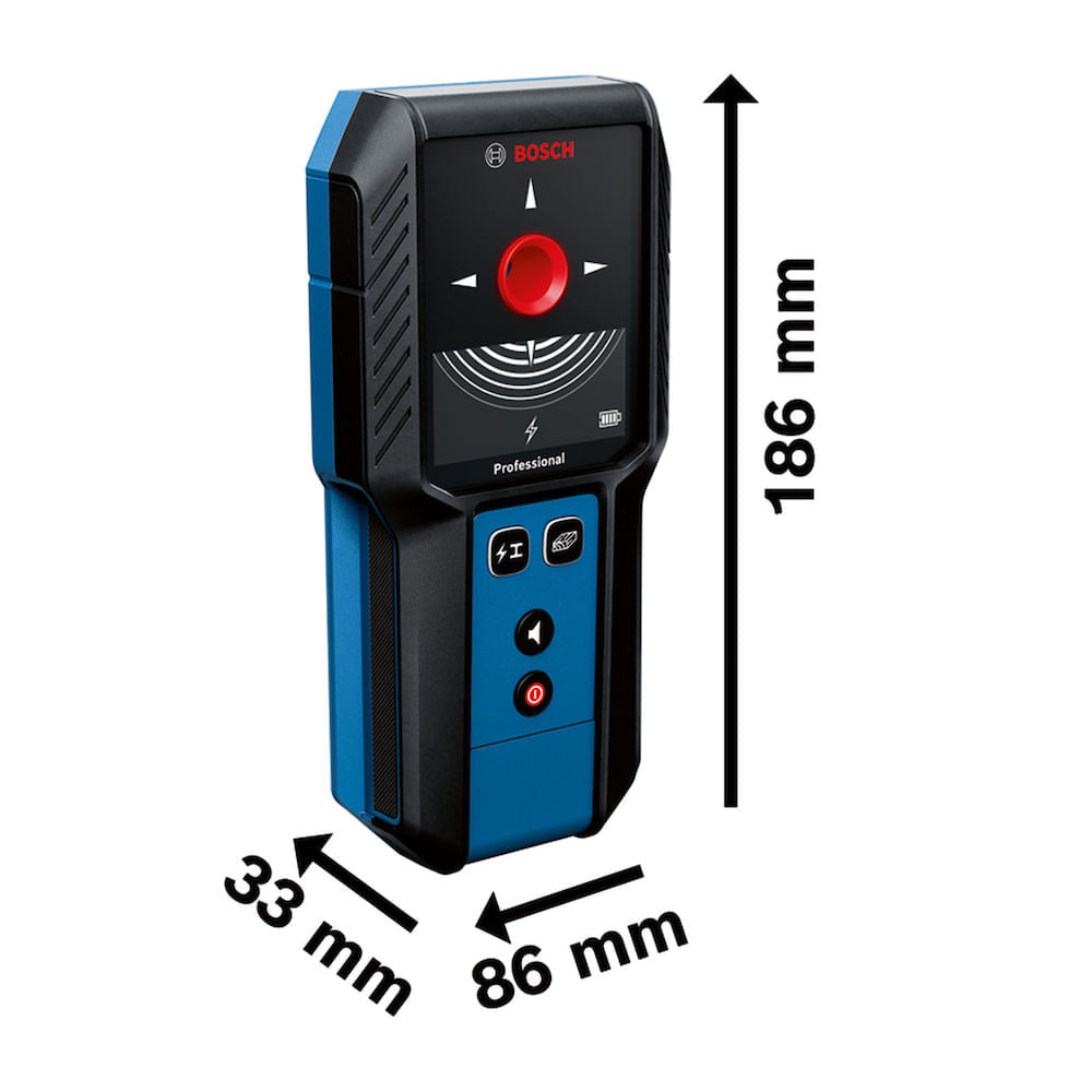 Detector de materiais Bosch GMS 120-27 120 mm
