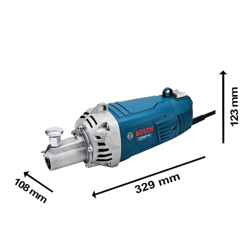 Vibrador de Concreto Bosch GVC 22 EX 2200W 220V com 1 mangote