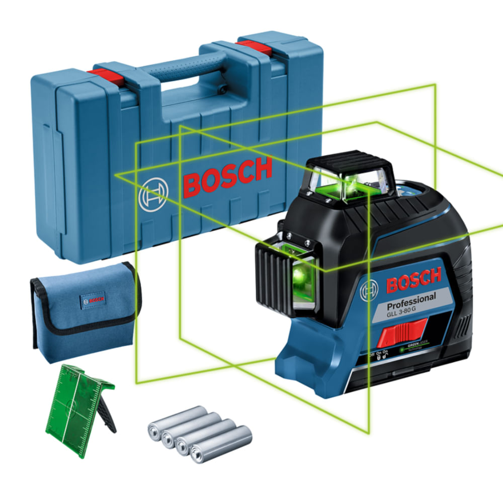 Nível Laser de linhas 80 m 360º Bosch GLL 3-80 G