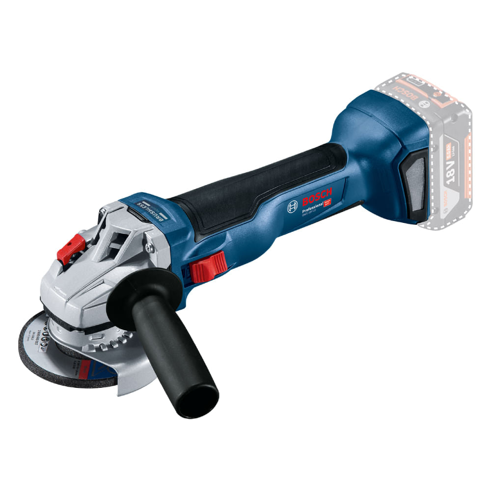 Esmerilhadeira Angular a bateria 18V 5" Bosch GWS 18V-10, 18V SB